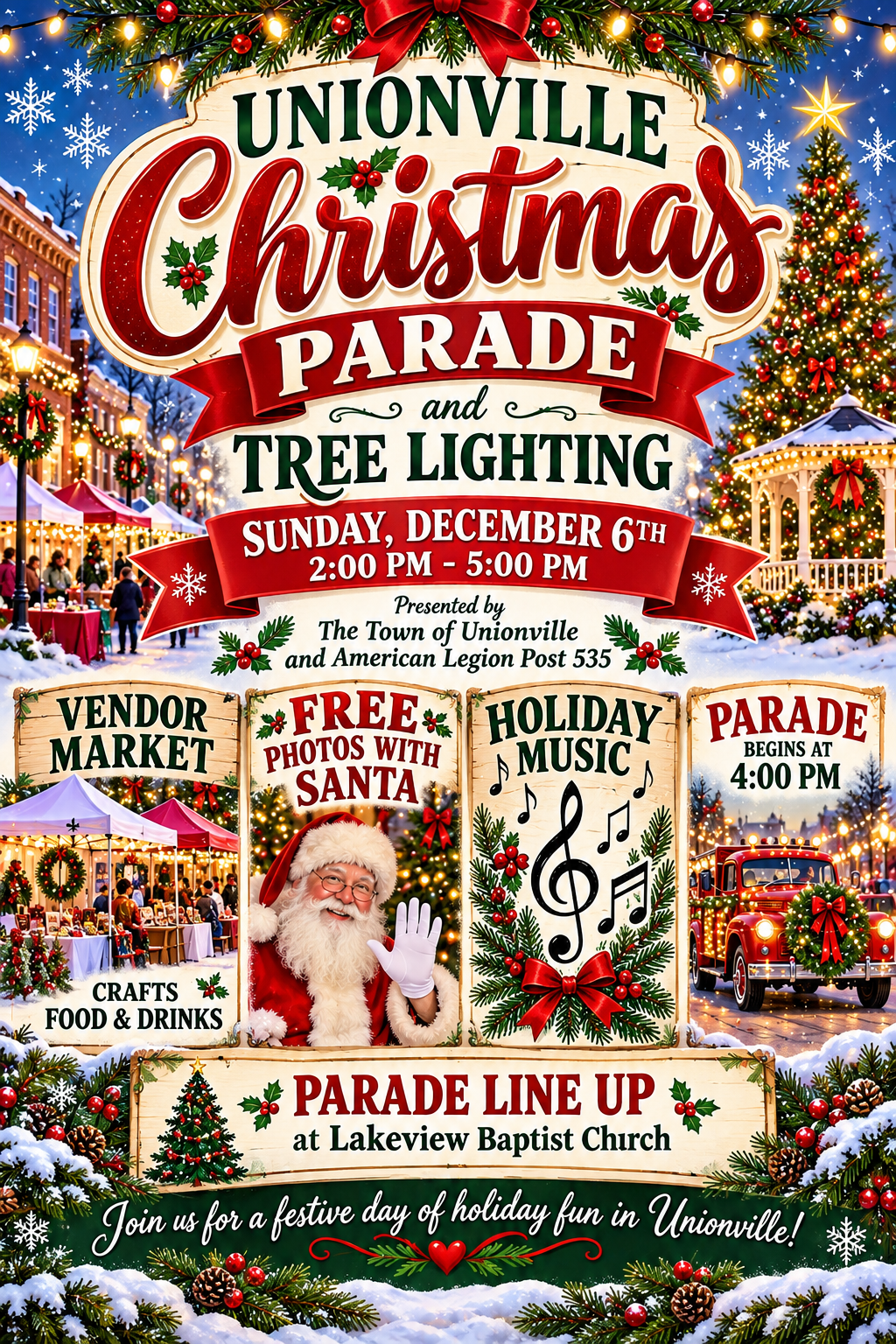 2026 Unionville Parade & Tree Lighting